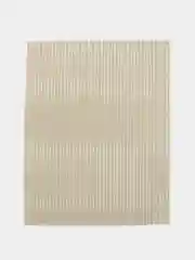 Бежевый коврик противоскользящий в ванну, ПВХ, 45x35см