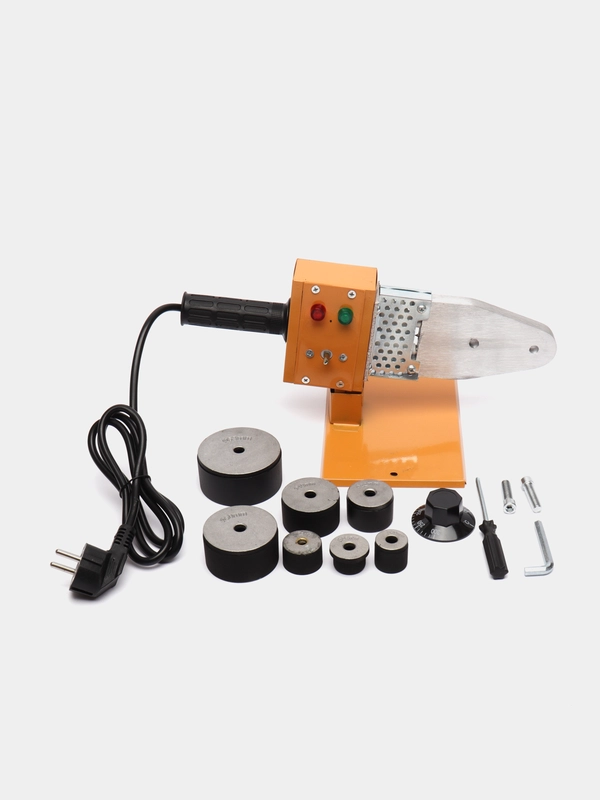 Gramex SP-1150/6 для сварки п/п труб, 1150Вт, 300гр, 6 насадок, двойной тефлон, мет. кейс