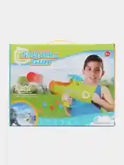 Бластерт 2 в 1 с мячиками, одинарный, для летних и заимних игр