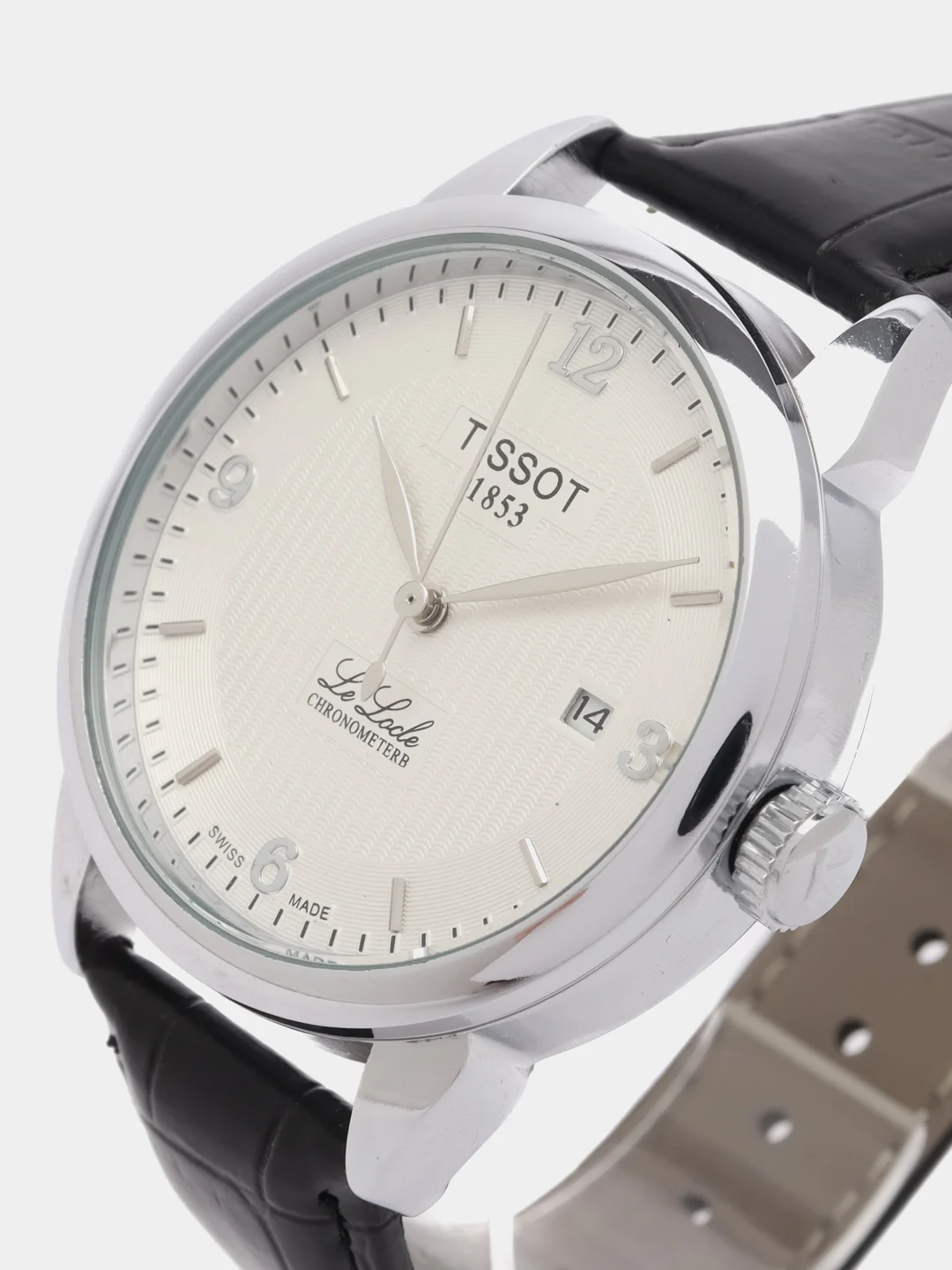 Молочный часы наручные, механические, Tissot