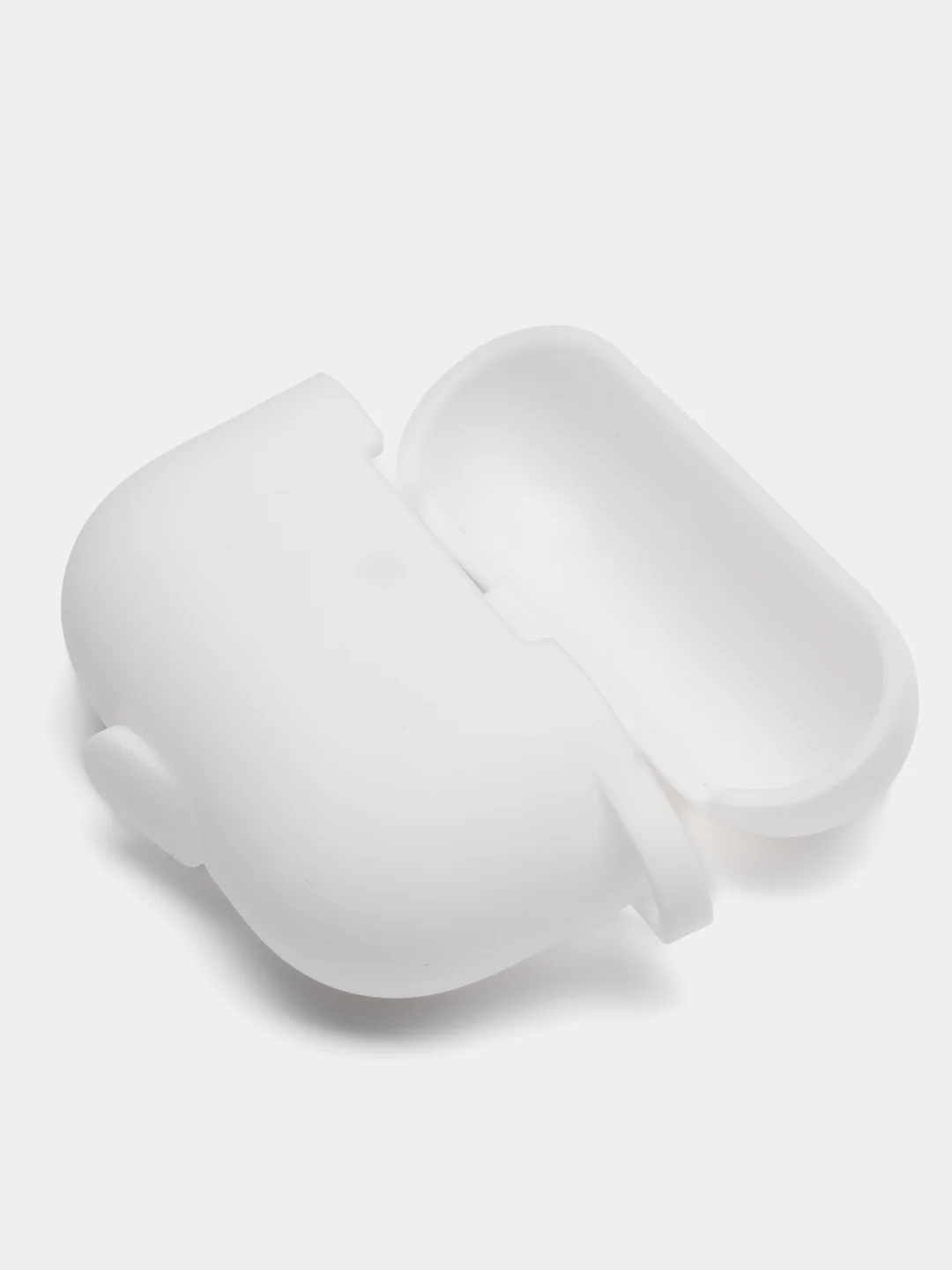 Белый силиконовый чехол для Apple Airpods Pro, с карабином и ремешком для наушников