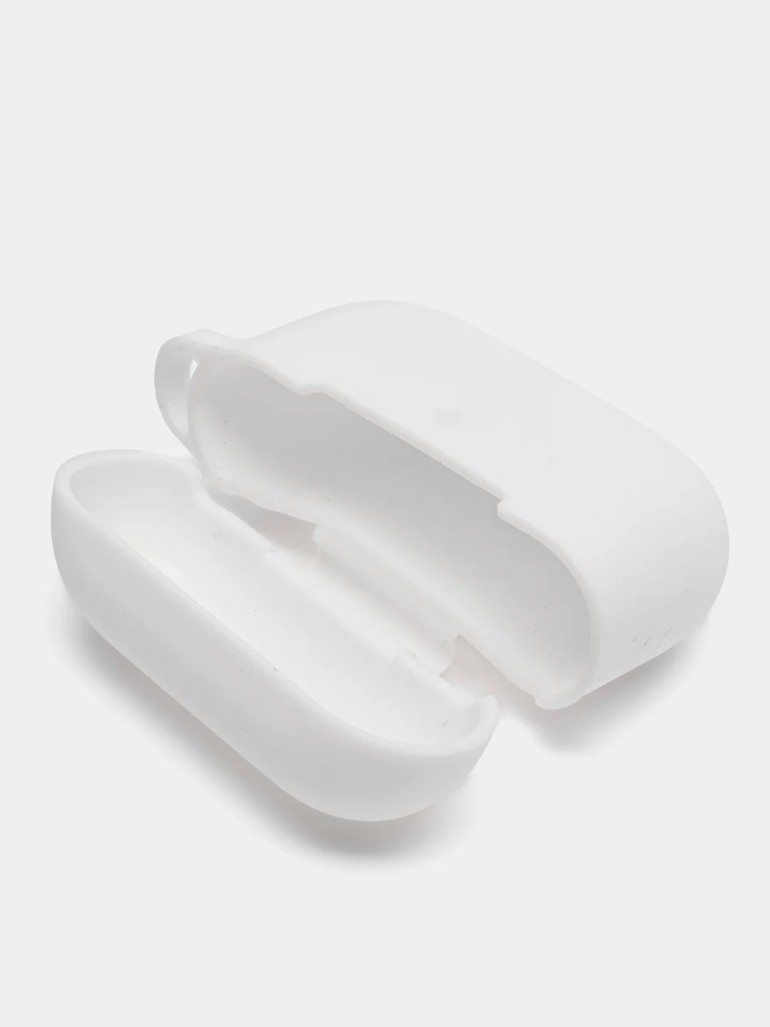 Белый силиконовый чехол для Apple Airpods Pro, с карабином и ремешком для наушников