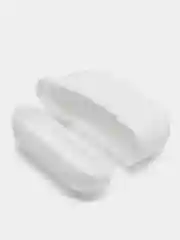 Белый силиконовый чехол для Apple Airpods Pro, с карабином и ремешком для наушников