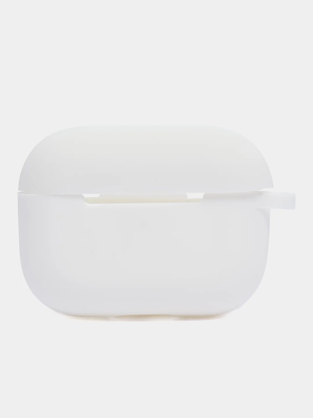 Белый силиконовый чехол для Apple Airpods Pro, с карабином и ремешком для наушников