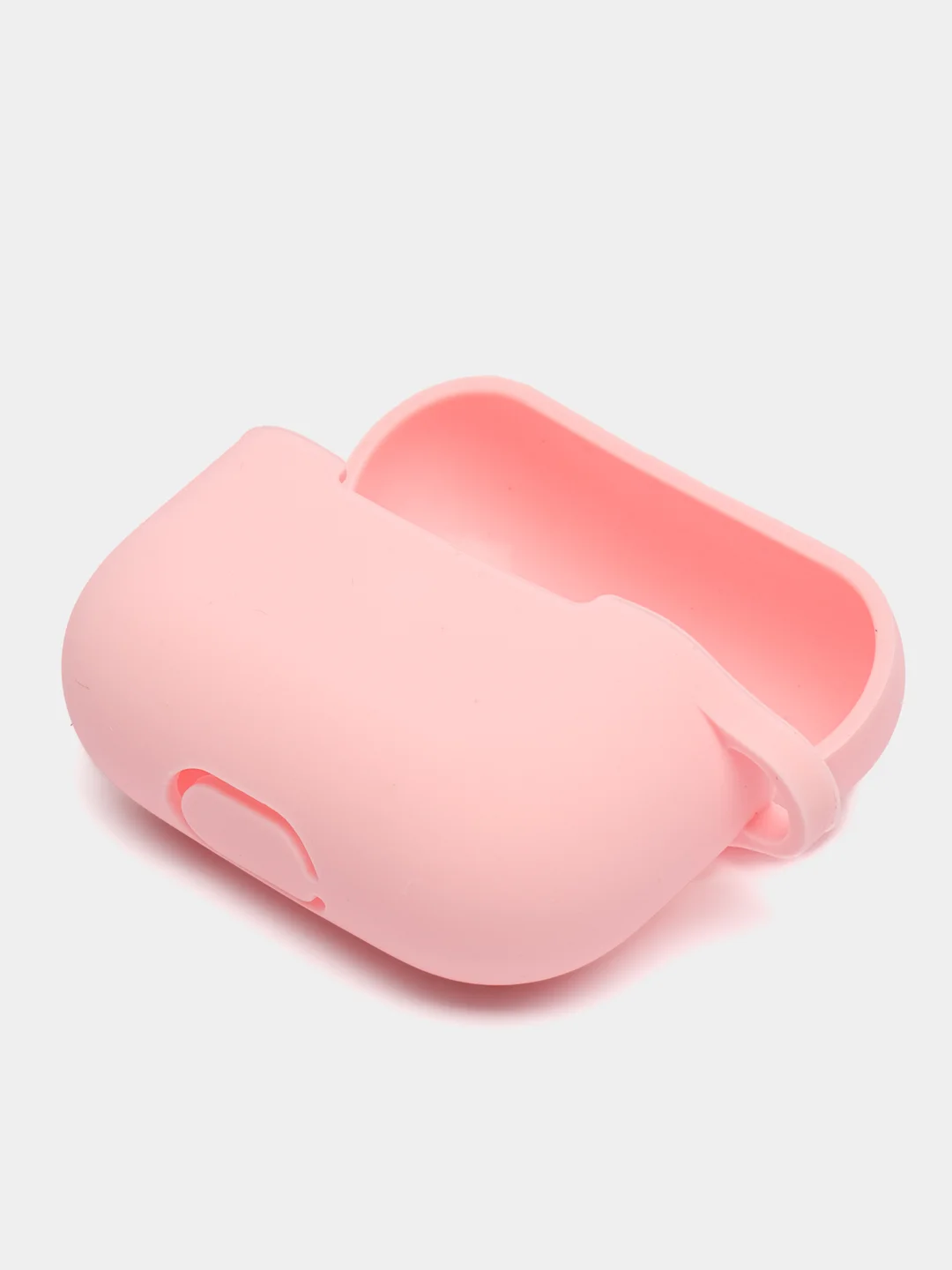 Красный силиконовый чехол для Apple Airpods Pro, с карабином и ремешком для наушников