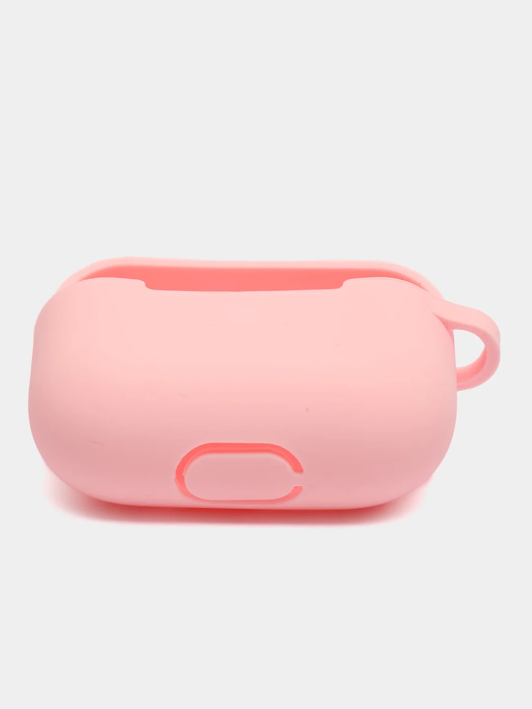 Красный силиконовый чехол для Apple Airpods Pro, с карабином и ремешком для наушников