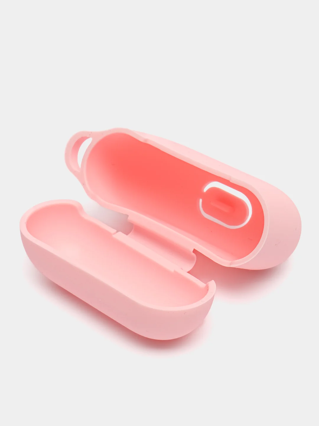 Красный силиконовый чехол для Apple Airpods Pro, с карабином и ремешком для наушников