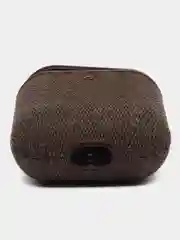 Коричневый чехол для Airpods 1/2, тканевый