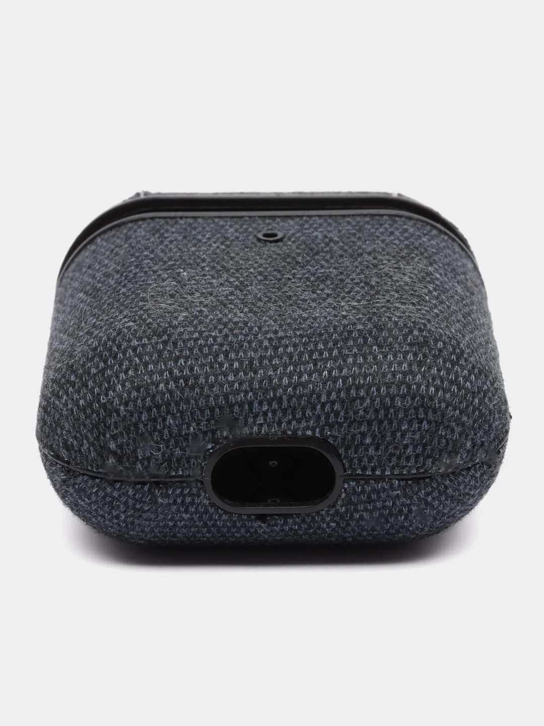 Синий чехол для Airpods 1/2, тканевый