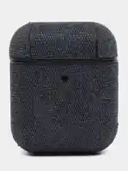 Синий чехол для Airpods 1/2, тканевый