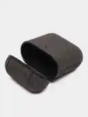 Тёмно-серый чехол для Airpods 1/2, тканевый