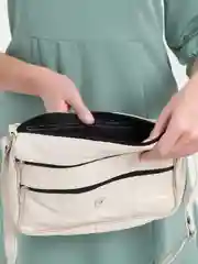 Прозрачный сумка женская, из натуральной кожи