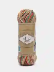 Манго пряжа Носочная Alize Superwash Artisan 75% шерсть, 25% полиамид, 100 г, 420 м
