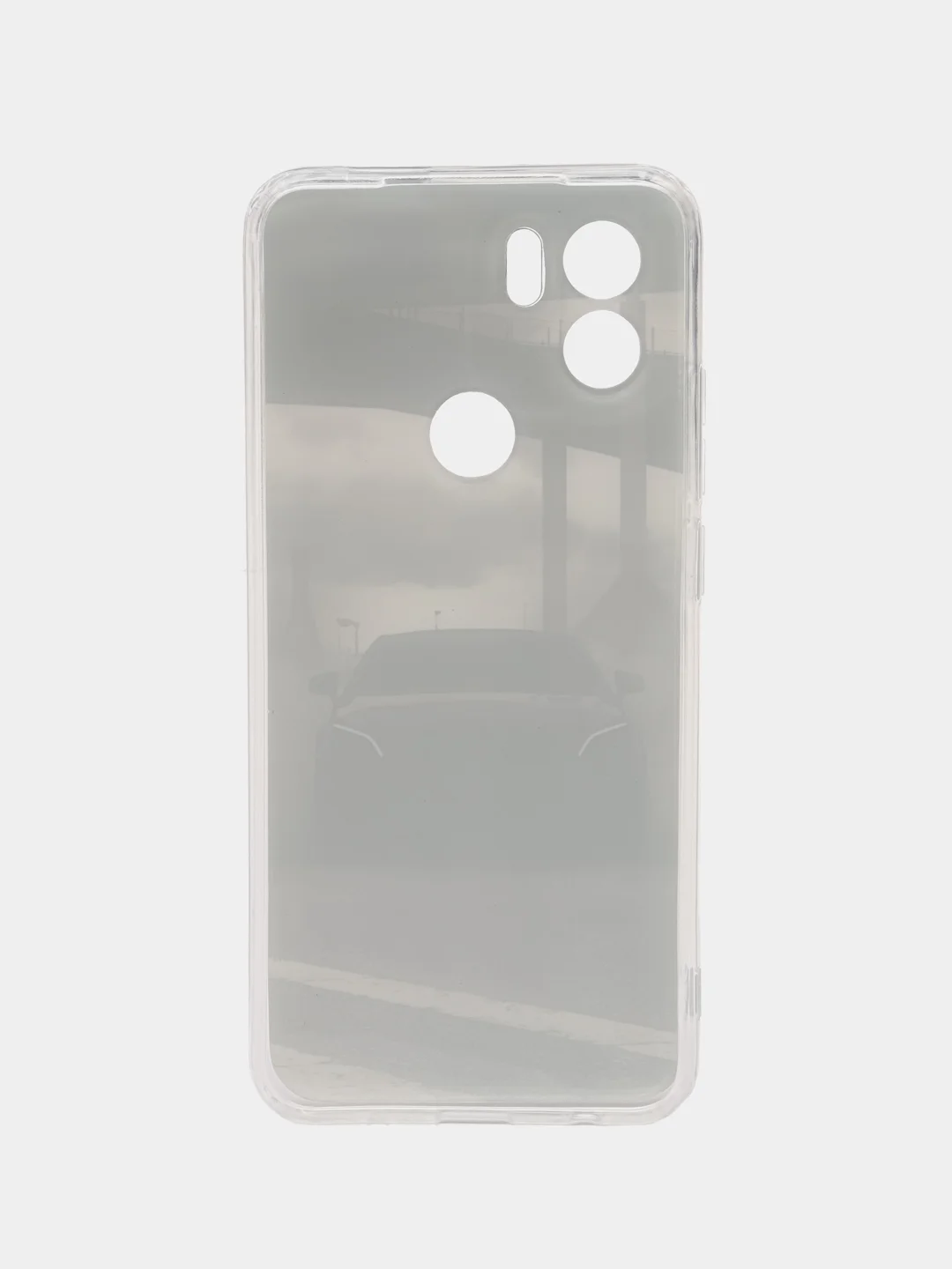Серебряный чехол для Xiaomi Redmi A1 Plus / A1+ A2+ Poco C51 (Сяоми Редми А1 Плюс / А1+) с рисунком