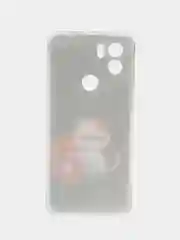 Тёмно-серый чехол для Xiaomi Redmi A1 Plus / A1+ A2+ Poco C51 (Сяоми Редми А1 Плюс / А1+) с рисунком