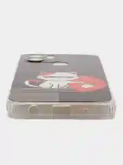 Тёмно-серый чехол для Xiaomi Redmi A1 Plus / A1+ A2+ Poco C51 (Сяоми Редми А1 Плюс / А1+) с рисунком