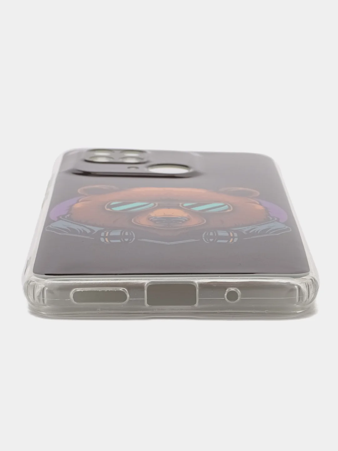 Приглушённый хаки чехол для Xiaomi Redmi 10C, Poco C40 / Сяоми Редми 10С, Поко С40, силиконовый, с рисунком