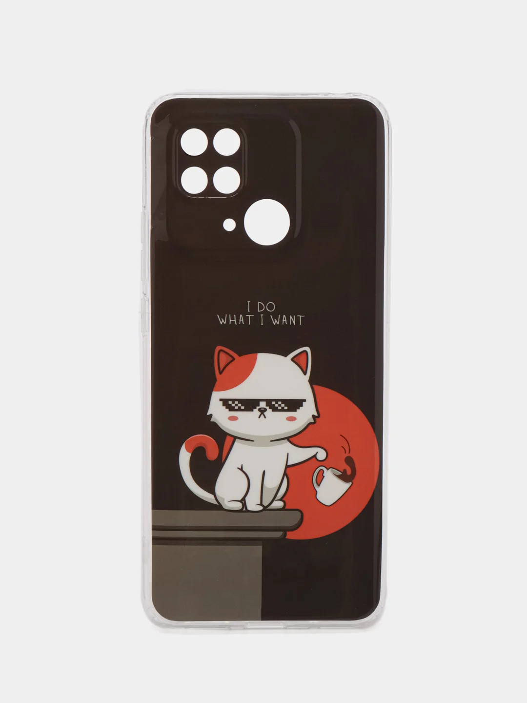 Серый металлик чехол для Xiaomi Redmi 10C, Poco C40 / Сяоми Редми 10С, Поко С40, силиконовый, с рисунком