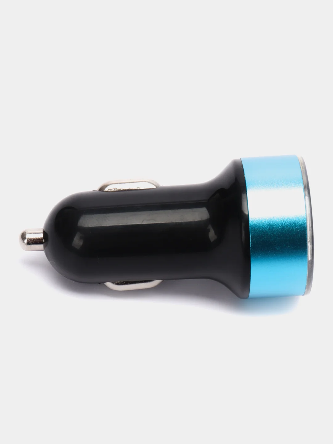 Голубой автомобильное зарядное устройство, 2 USB