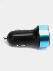 Голубой автомобильное зарядное устройство, 2 USB