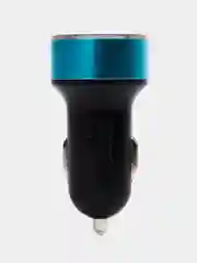 Голубой автомобильное зарядное устройство, 2 USB