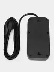 Черный сетевой фильтр-удлинитель, с USB портами и Type-C