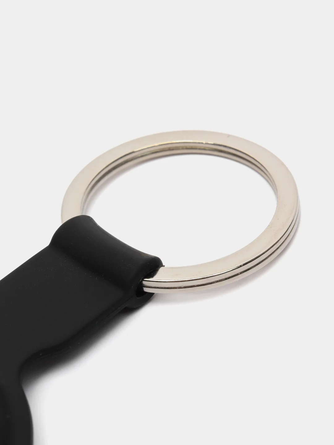 Черный чехол-брелок защитный для Apple Airtag, силиконовый, с кольцом, подвеска на трекер