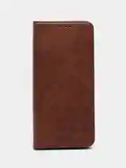 Коричневый чехол-книжка Realme C53/Realme C51 (Реалми С51/Реалми С53), искусственная кожа