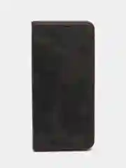 Черный чехол-книжка Realme C53/Realme C51 (Реалми С51/Реалми С53), искусственная кожа