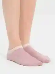 Коралловый меланж носки женские короткие