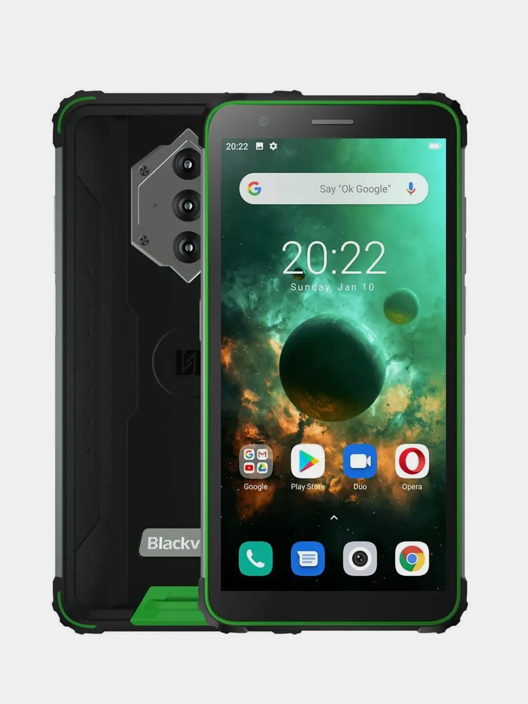 Зеленый смартфон Blackview BV6600 4/64 Gb