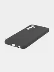 Черный чехол ROSCO для Samsung Galaxy A24 матовый, силиконовый, тонкий, бортик вокруг камер