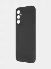 Черный чехол ROSCO для Samsung Galaxy A24 матовый, силиконовый, тонкий, бортик вокруг камер
