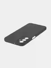 Черный чехол ROSCO для Samsung Galaxy A24 матовый, силиконовый, тонкий, бортик вокруг камер