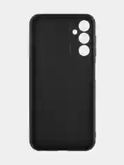 Черный чехол ROSCO для Samsung Galaxy A24 матовый, силиконовый, тонкий, бортик вокруг камер