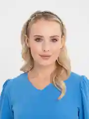 Черный ободок для волос косичка