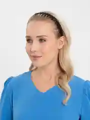 Хаки эластичный ободок с зубчиками