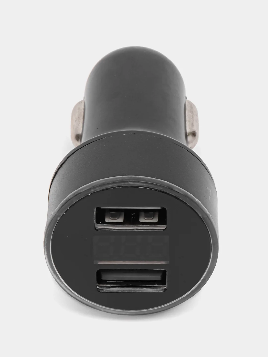 Черный автомобильное зарядное устройство, 2 USB 3.1 A, прикуриватель в машину