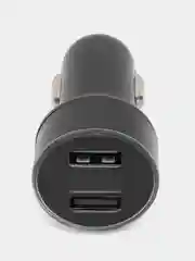 Черный автомобильное зарядное устройство, 2 USB 3.1 A, прикуриватель в машину