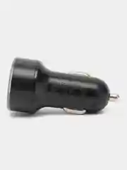 Черный автомобильное зарядное устройство, 2 USB 3.1 A, прикуриватель в машину