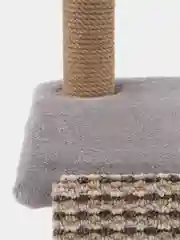 Серый когтеточка для кошки "Макси", мягкая, 58*38*98, HomeStuff, с мятой