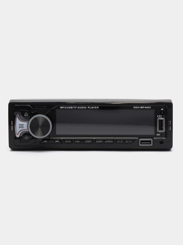 Магнитола автомобильная / автомагнитола 1 DIN Bluetooth, AUX, USB, пульт