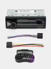 Магнитола автомобильная / автомагнитола 1 DIN Bluetooth, AUX, USB, пульт