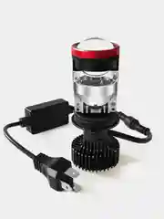 Белый мини BiLED линзы Y6, светодиодные билед лампы, цоколь H4 12 - 24 V
