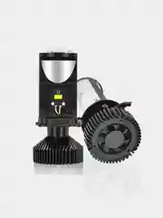 Белый мини BiLED линзы Y6, светодиодные билед лампы, цоколь H4 12 - 24 V