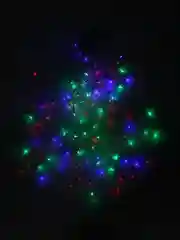 Разноцветный гирлянда новогодняя, звезды, на окно, 3 м, штора