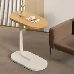 Белый приставной журнальный столик