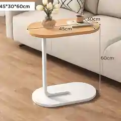 Белый приставной журнальный столик