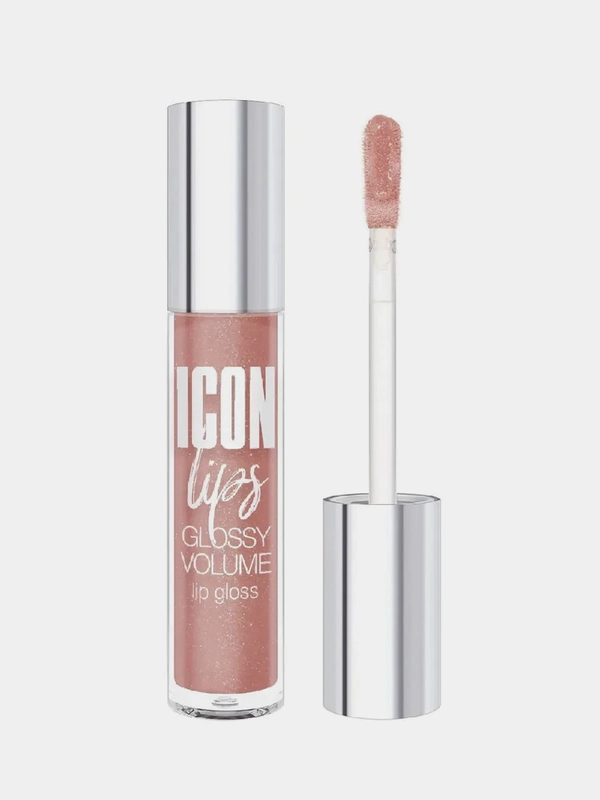 Блеск для губ с эффектом объема LUXVISAGE ICON lips, тон 507, Desert Taupe, 3,4 г
