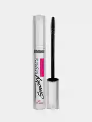 Тушь для ресниц LUXVISAGE Smoky eyes Эффект умножения и удлинения, черная, 7 г